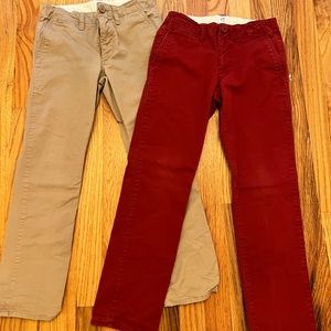 GAP boys size 8 pants bundle.